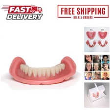 Self-Fit Boil-and-Bite Dentures – Small/Medium, Natural B-1 Shade