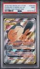 FULL ART/EEVEE & SNORLAX GX SM169 PSA 9 - 2019 POKEMON SM BLACK STAR PROMO