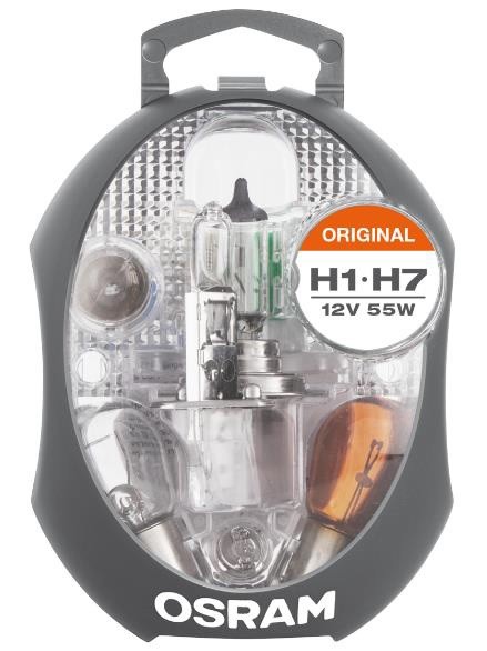 OSRAM CLK H1/H7 Original Spare Halogen Lamp Box Set, 12 V - Image 9