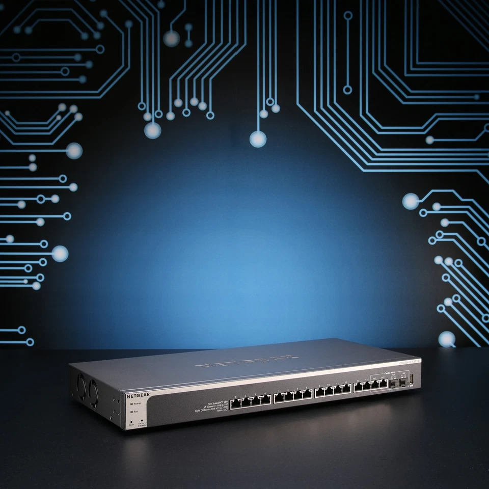 Netgear XS716T // Smart Managed Pro Switch // 16x 10G RJ-45, 2x 10G SFP+