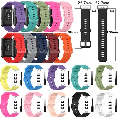 For Huawei Watch Fit/Fit New/Fit Special Edition (B39) Silicone Watch Band Strap