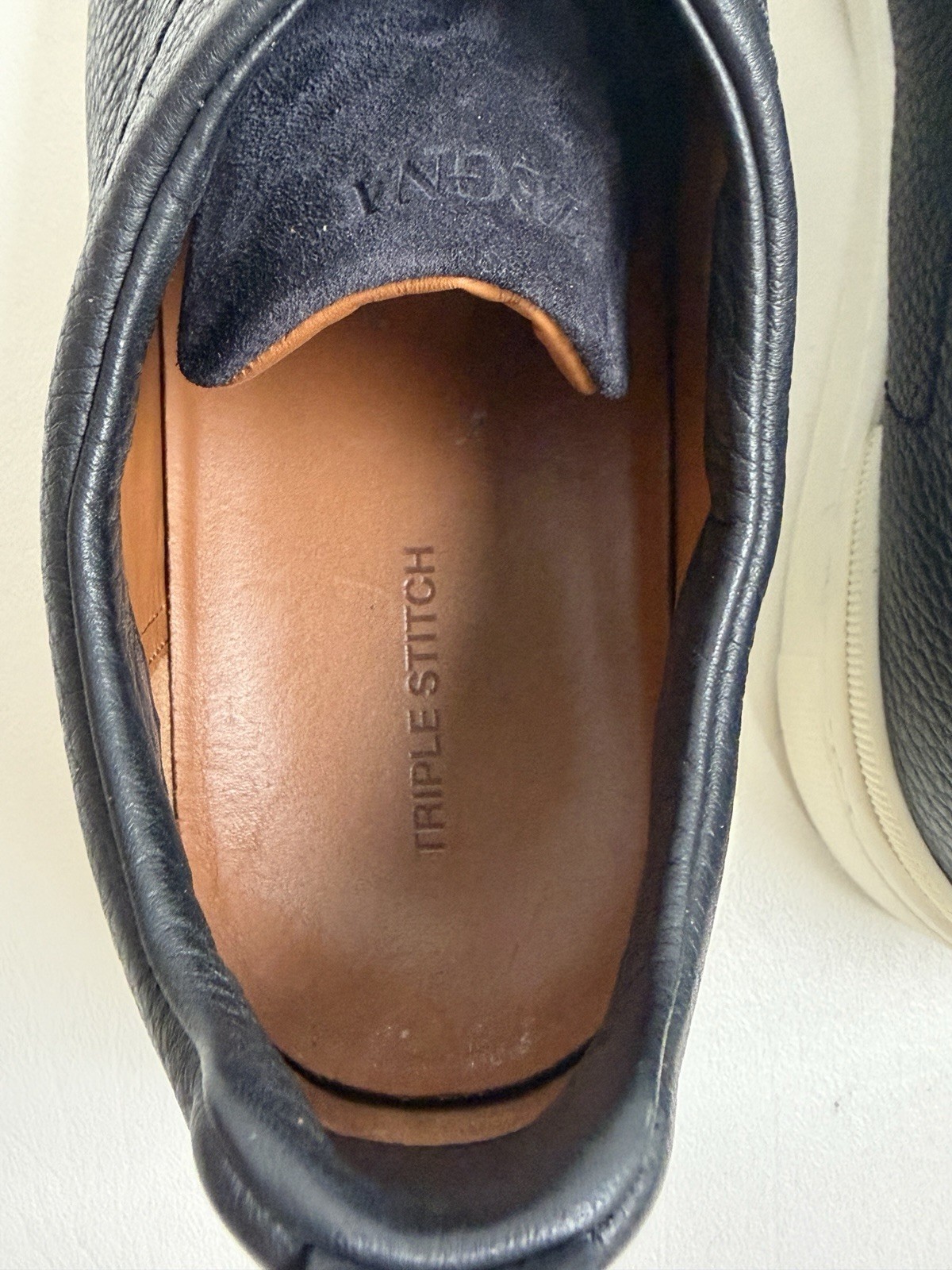ZEGNA Triple Stitch Deerskin & Suede  Sneakers Size 11.5 US  RETAIL $1100 #202 image 6