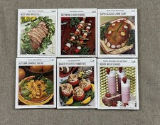 Lot Of 6 Vintage Weight Watchers Recipe Cards New