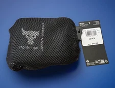 NEW UNDER ARMOUR ' PROJECT ROCK ' WRIST WRAPS ' WEIGHT TRAINING STRETCH-18 IINCH