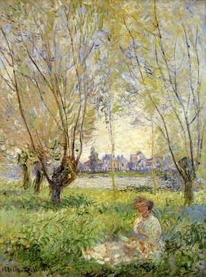 169 Claude Monet - Woman seated under Willows 1880 - Giclée Fine Art