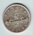 Canada Silver Dollar 1956