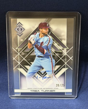 Topps 2025 Transcendent Icons Chrome Autograph Trea Turner /25 Phillies