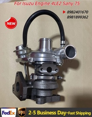 New Turbo RHF3 Turbocharger 8982401670 8981899362 For Isuzu Engine 4LE2 Sany 75