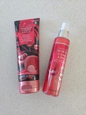 Bath & Body Works Winter Candy Apple body cream & body butter bundle Set New