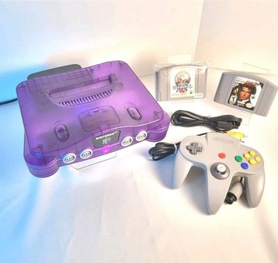 Authentic Nintendo 64 Console Bundle w/ GoldenEye, Mario Kart & Controller N64