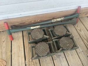 Hilman Rollers 3.75 Ton Each X4 Skates 15 Ton Total Capacity Swivel Diamond Top