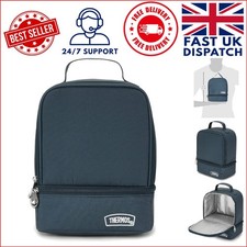 Blue Eco Cool Dual Compartment Insulated Lunch Kit - , Stylish & Safe