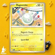 Carta Pokemon TCG Magnemite 65/193 Paldea Evoluta Fulmine Singola Trading Card