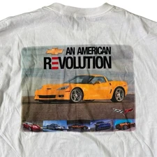 Vintage Y2K Chevrolet Corvette Car Performance T-shirts Men’s XL Chevy Promo VTG