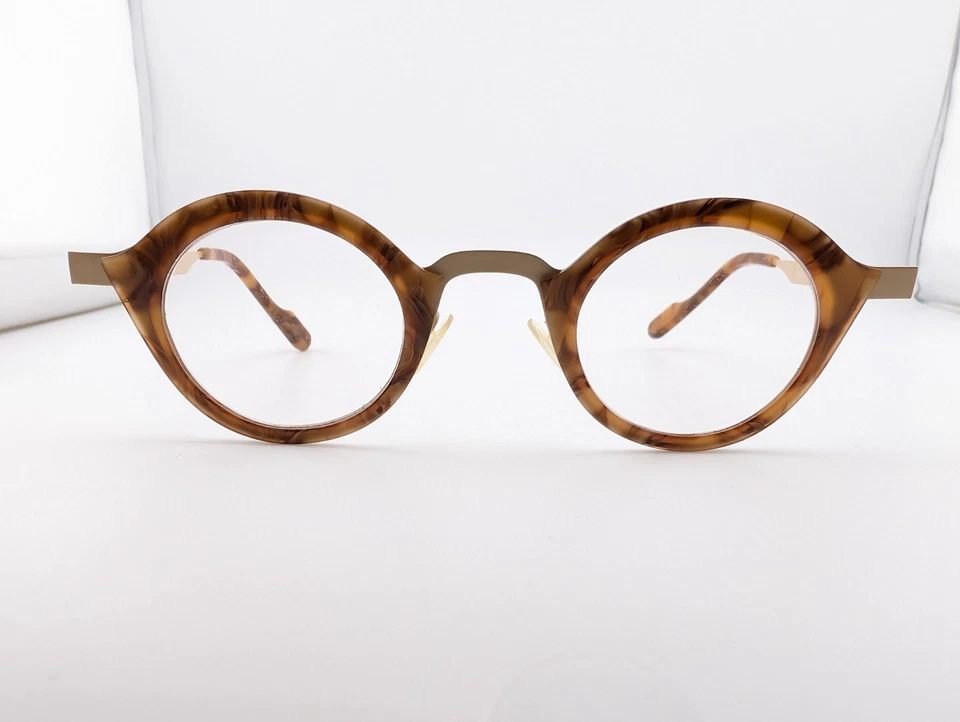 Anne et Valentin 眼镜,仅镜框,感觉 8C30 棕色大理石/裸体,法国 — 第 2/4 张图片