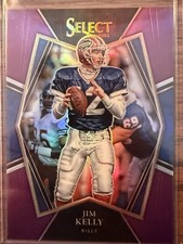 2021 PANINI SELECT #141 JIM KELLY PURPLE PRIZM /75