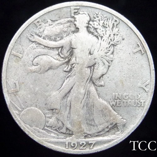1927 S WALKING LIBERTY HALF DOLLAR ~ BEAUTIFUL 50c COIN ~ FREE SHIPPING ~ TCC