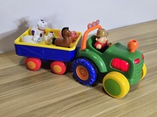 Kiddieland Farm Tractor And Trailer Old McDonald Complete Sound with All Animals