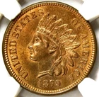 🔥🔴💃🟤❤️‍🔥🥰NGC MS64 RB 1879 INDAIN HEAD CENT
