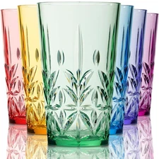 Royal Plastic Drinking Tumbler, Premium Quality Water Glasses, Dishwasher-Saf...