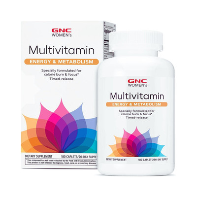 GNC Women's Mega Energy and Metabolism Multivitamin Tablets - 180 ct