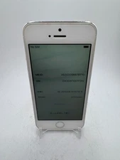 Apple iPhone 5s - Silver - 16GB - as-is for salvage/parts/disassembly