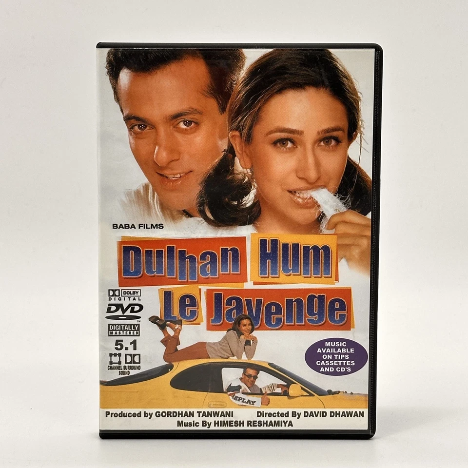 Dulhan Hum Le Jayenge Bollywood Hindi (DVD,2000) Salman Khan Krishma Kapoor - Image 2 of 4