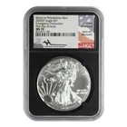 2020 American Silver Eagle NGC MS-70 Emergency Production FDOI Mercanti Label