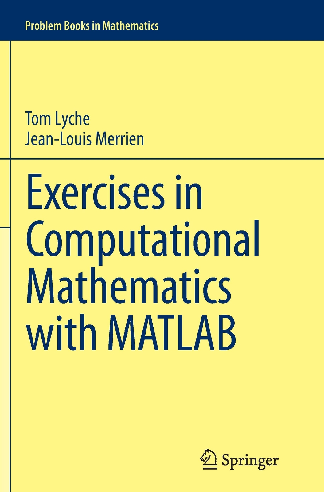 Thumbnail - Exercises In Computational Mathematics With Matlab | Jean-louis