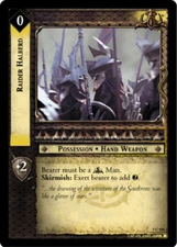 LOTR: Raider Halberd [Ungraded] The Return of the King Lord of the Rings TCG Dec