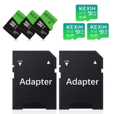 Micro SD Card 3Pack 32GB 64GB Ultra Class 10 SDHC SDXC Memory Card Lot