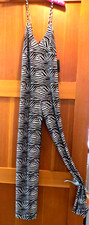 NWT NORMA KAMALI BLACK/WHITE JUMPSUIT S