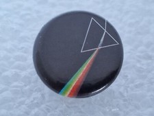 PINK FLOYD - Old OG Vtg 70/80's Metal Pin Badge Darkside Of Moon Waters Gilmour