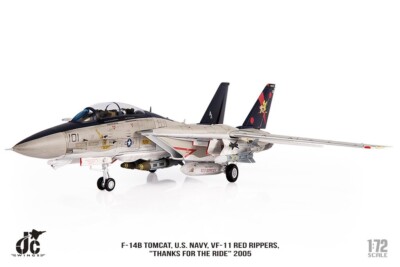 F-14B TOMCAT US NAVY RED RIPPERS THANKS FOR THE RIDE - JC WINGS JCW72F14010 1/72