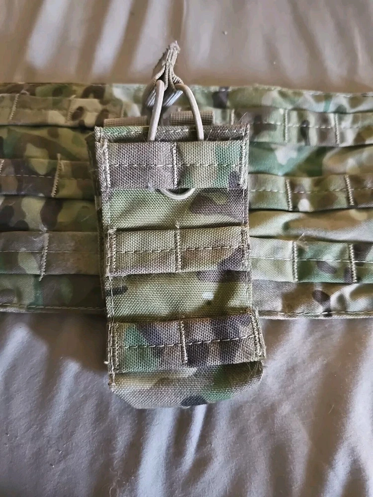 tactical belt bag Military Camouflage hunting fishing 40" - 43", Add On Pocket