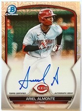 Ariel Almonte 2023 Bowman Chrome Mojo Refractor AUTO  #BMA-AA - Cincinnati Reds