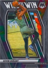 Kevin Durant 2020-21 Panini Mosaic Basketball Will to Win Chrome Insert Card #1