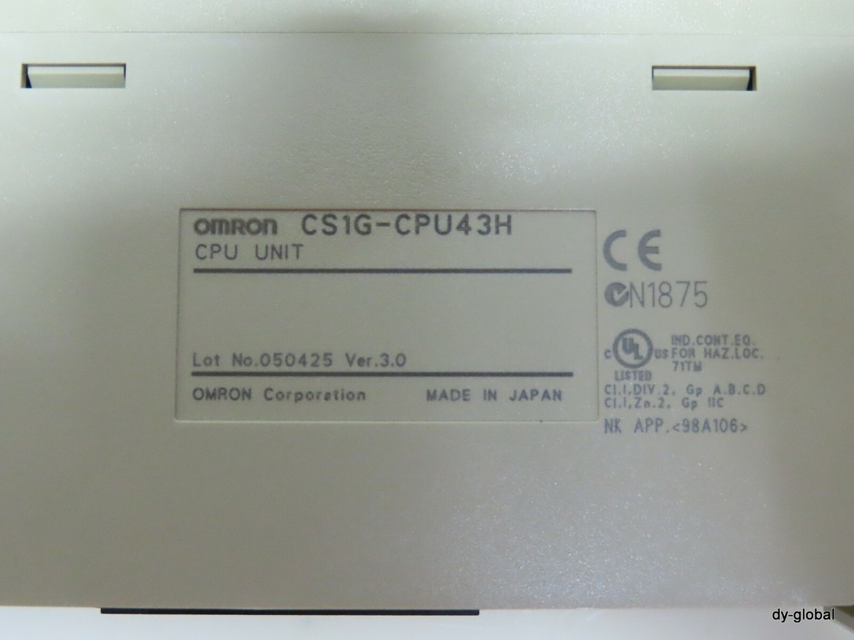 OMRON USED CS1G-CPU43H CPU UNIT, CS1W-SCB21-V1 BOARD PLC-I OMRON USED CS1G-CPU43H CPU UNIT, CS1W-SCB21-V1 BOARD PLC-I