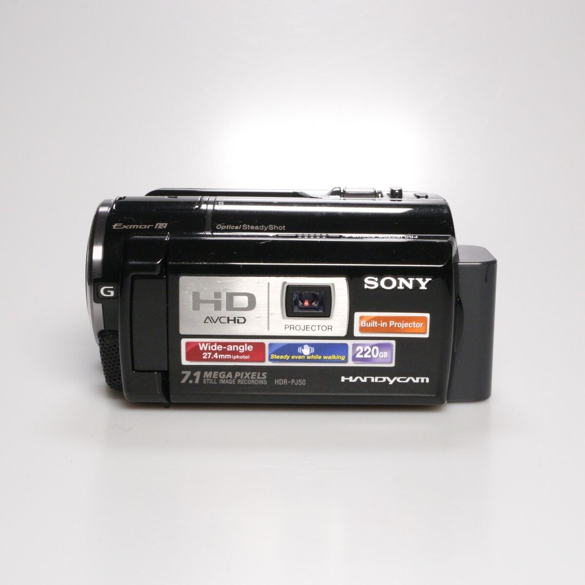 RARE Sony Handycam Camcorder w/ Projector HDR-PJ50 High RARE Sony Handycam Camcorder w/ Projector HDR-PJ50 High
