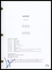 Kevin Alejandro "Lucifer" AUTOGRAPH Signed 'Dan' Full Pilot Episode Script ACOA
