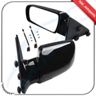 Pair Black Manual Folding RH LH Rear Towing Side Mirror For 1988-1998 GMC Chevy