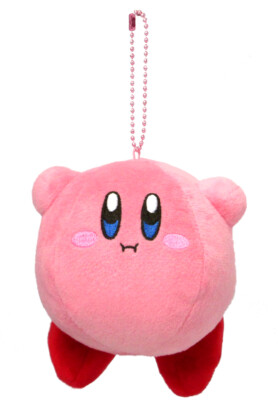 SAN-EI 1711 Kirby Hovering Plush Dangler Clip-On 4'' BRAND NEW WITH TAGS