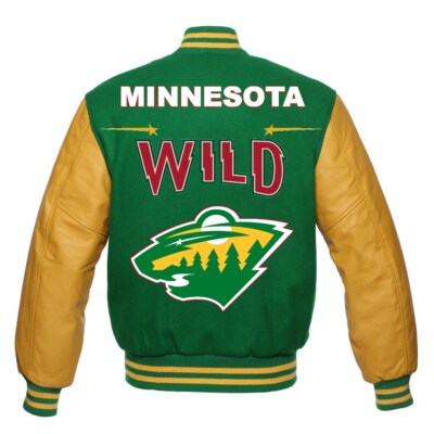 NHL Minnesota Wild 2016 2022 Winter Classic varsity jacket all