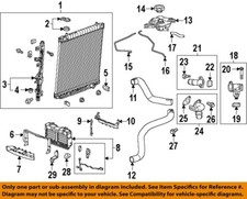 GM OEM-Radiator Upper Bracket 22985586