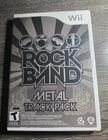 New ListingRock Band: Metal Track Pack (Nintendo Wii, 2009) Complete W/ Manual CIB TESTED