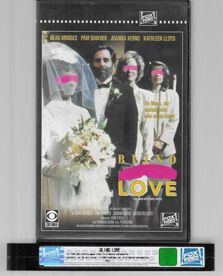 Beau Bridges  Pam Dawber   BLIND LOVE  (The Man with three Wives)   VHS Rarität