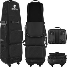 Golf Travel Bags for Airlines with Tank Wheels and ABS Hard Shell Top Golf Club