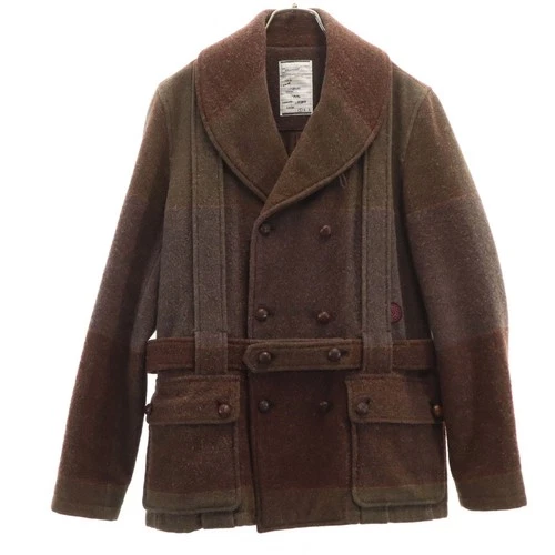 Used SHAREEF Made in Japan wool Jacket 1 Brown Walnut button Men's - product listing photo