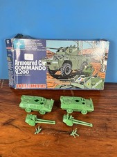 Vintage Atlantic Armoured Car Commando V.200  Model Kit Boxed 1970s