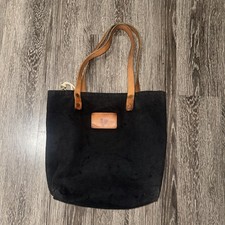 Meanwhile Back On The Farm, Slate Black Canvas Classic Tote Bag.